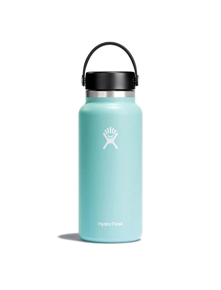 32oz Wide Mouth Hydro Flask Flex Cap Bottle, Dew