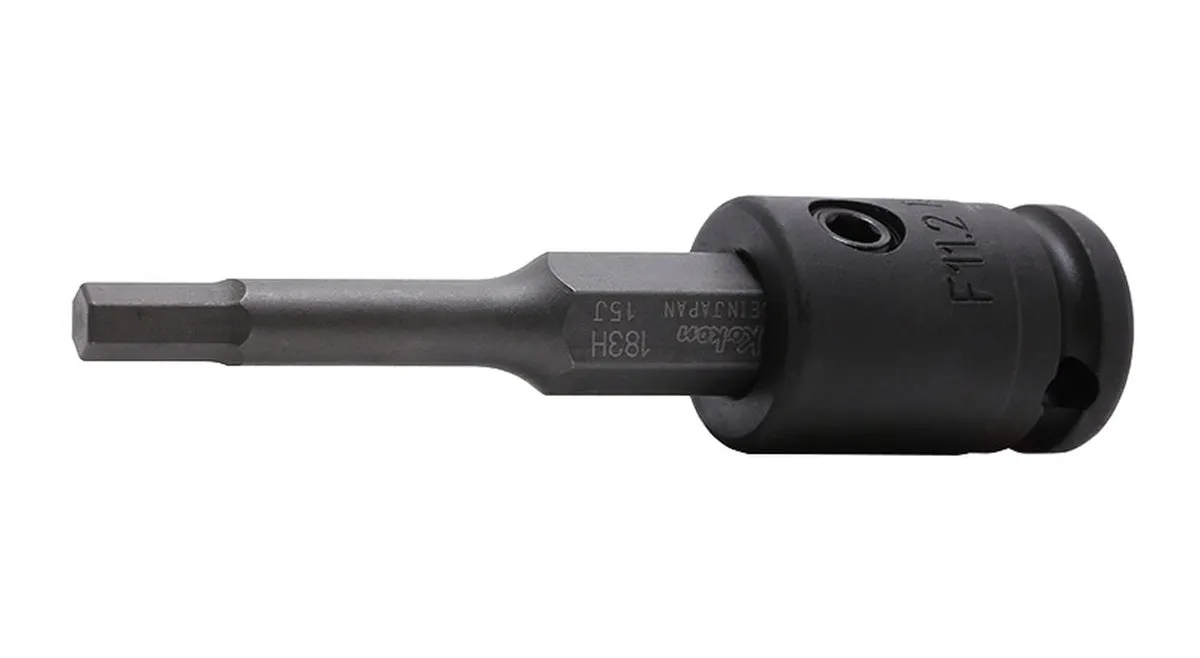 3/8 Sq. Dr. Bit Socket  5mm Hex Length 92mm