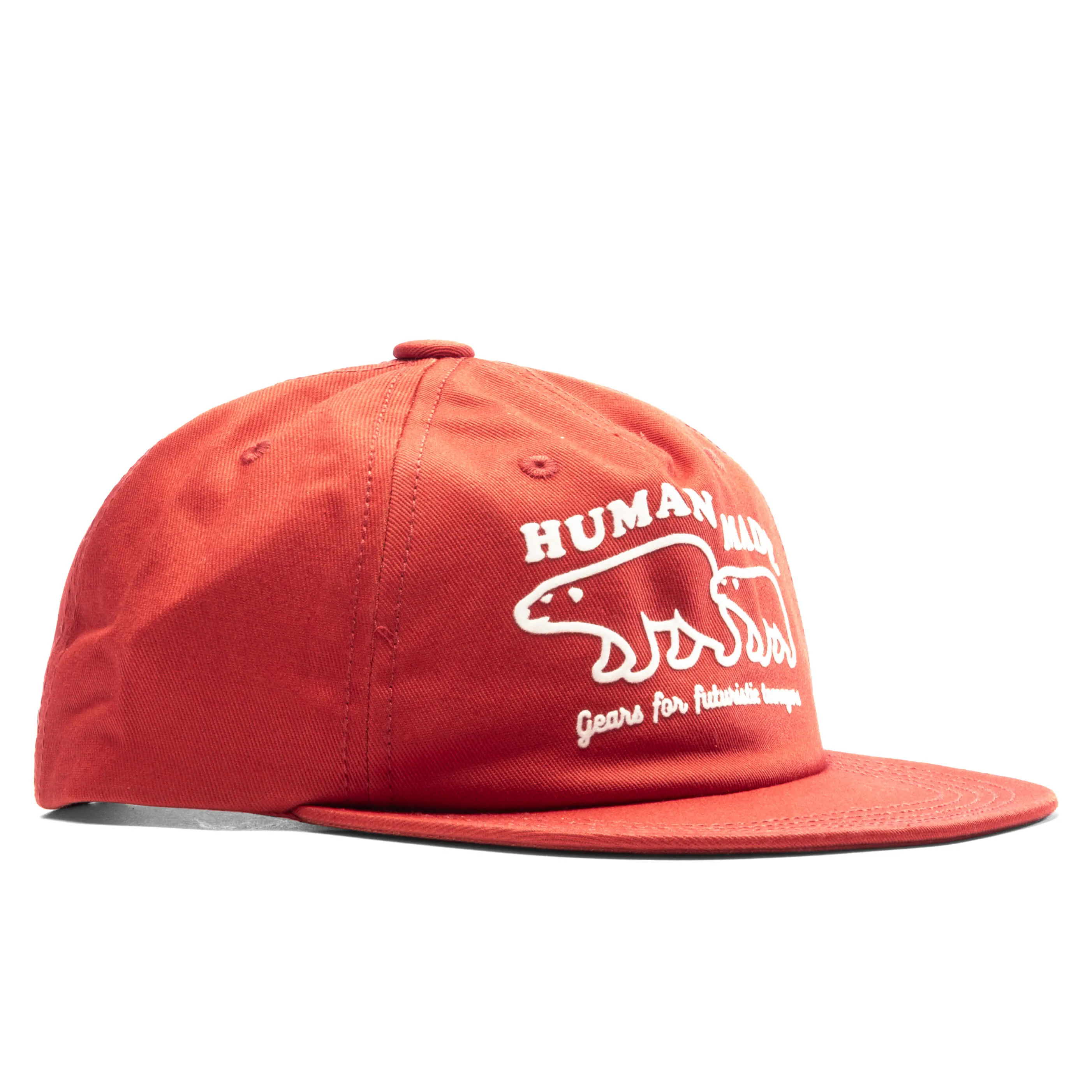 Red 5 Panel Cap