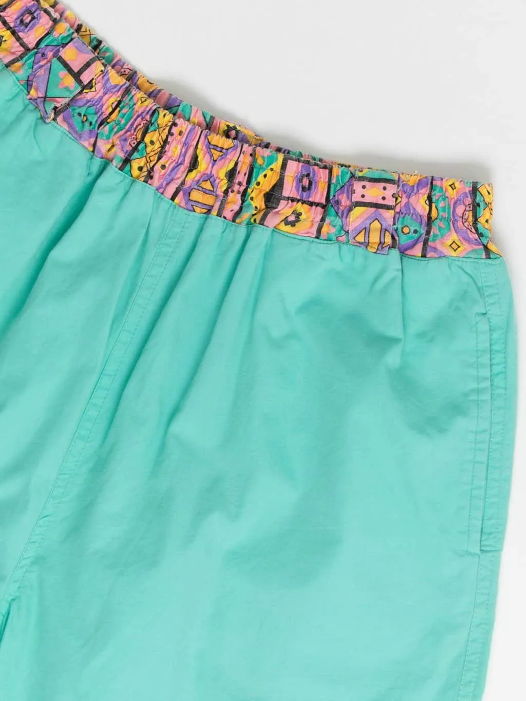 80s Vintage Turquoise Shorts Small Medium