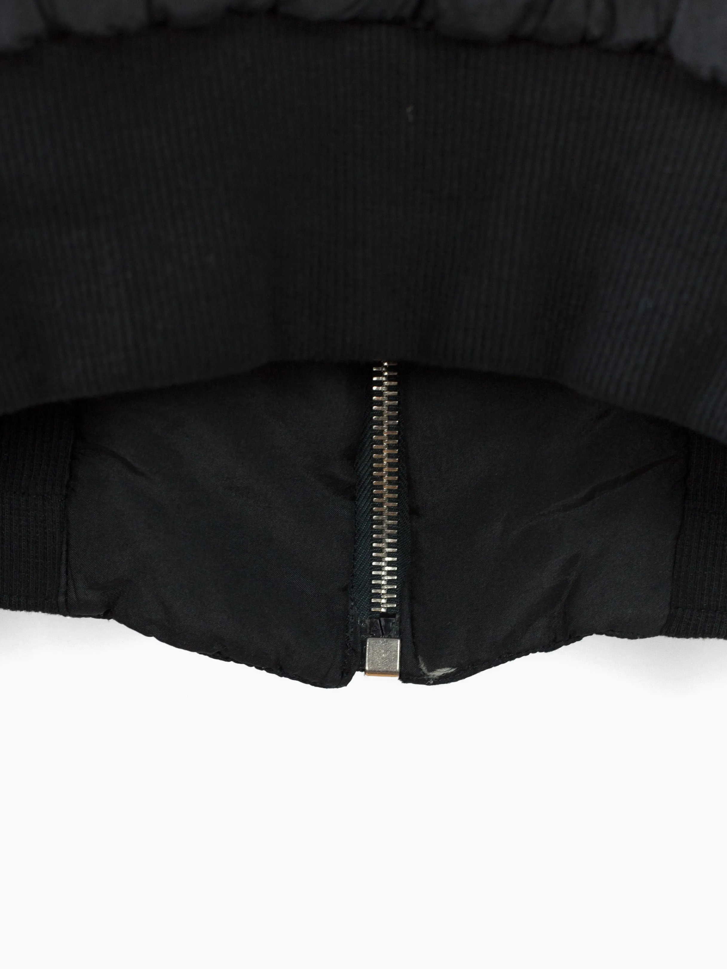 90s Padded Silk Minimalist N2B Bomber by Katharine Hamnett