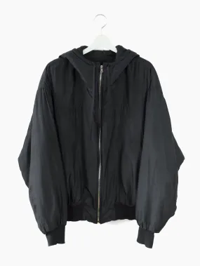 90s Padded Silk Minimalist N2B Bomber by Katharine Hamnett