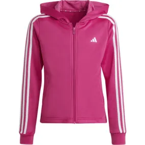 Adidas 3 Stripes Full Zip Hoodie for Girls