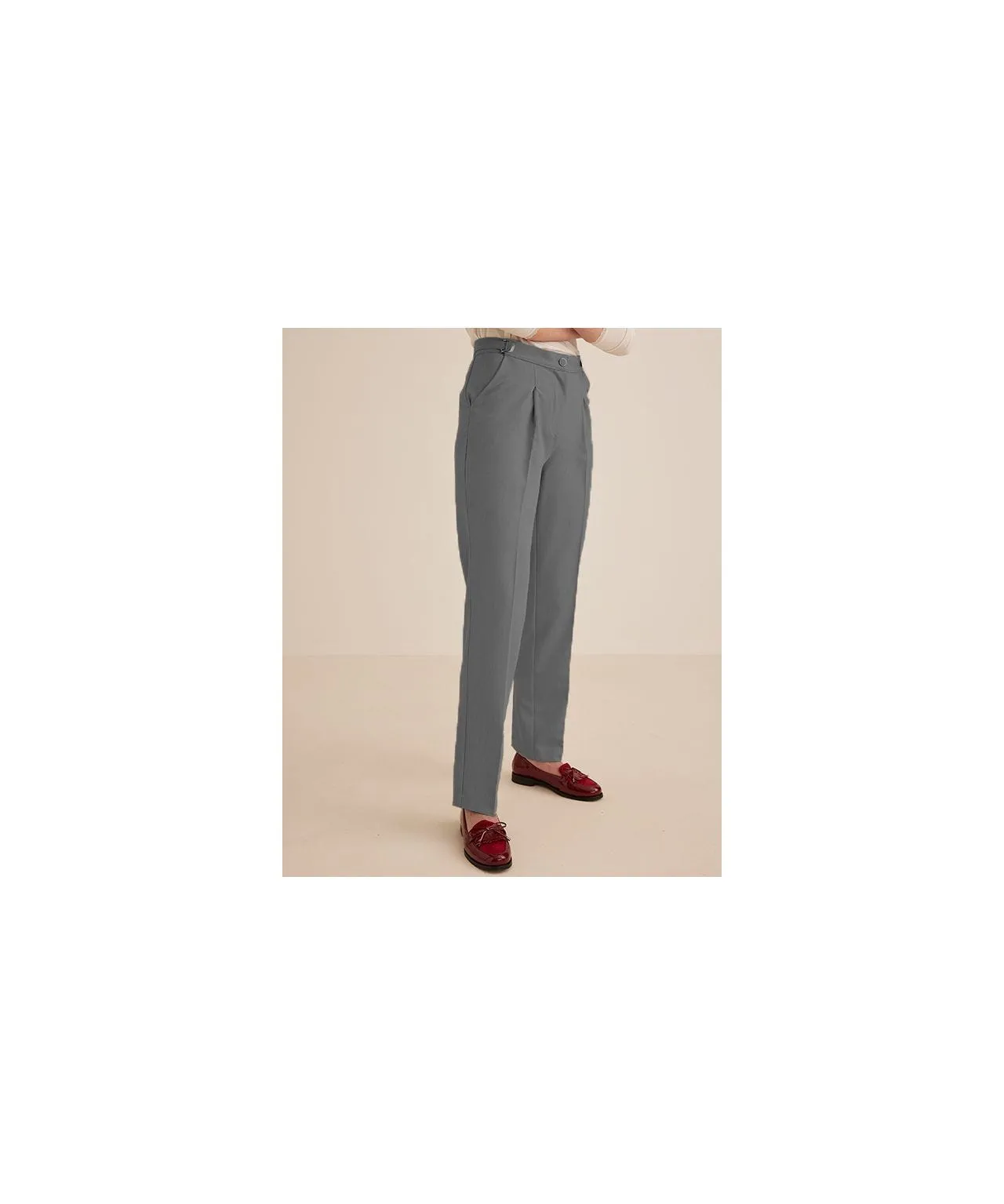 Trousers with Adjustable Waist Design