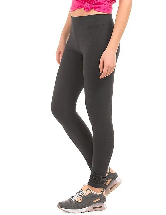 Aeropostale Cotton Spandex Leggings with Elastic Waist