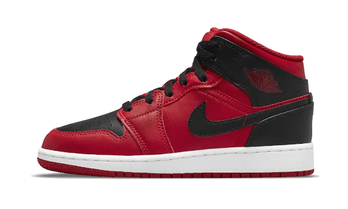 Air Jordan 1 Mid Bred Reverse Split