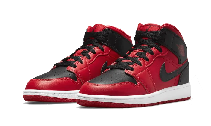 Air Jordan 1 Mid Bred Reverse Split