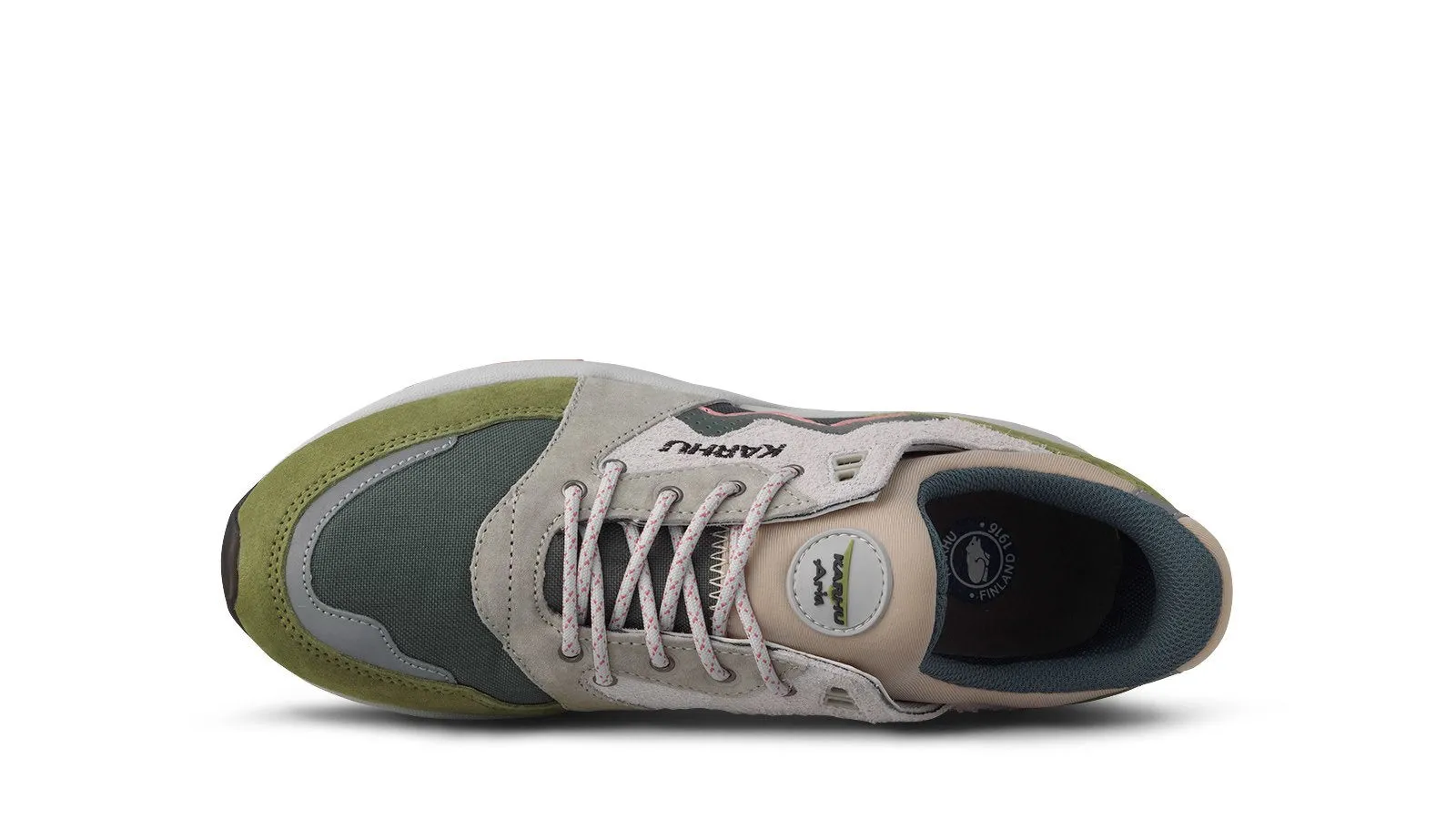 ARIA 95 sneakers in SPHAGNUM colorway for sale - DARK FOREST theme.