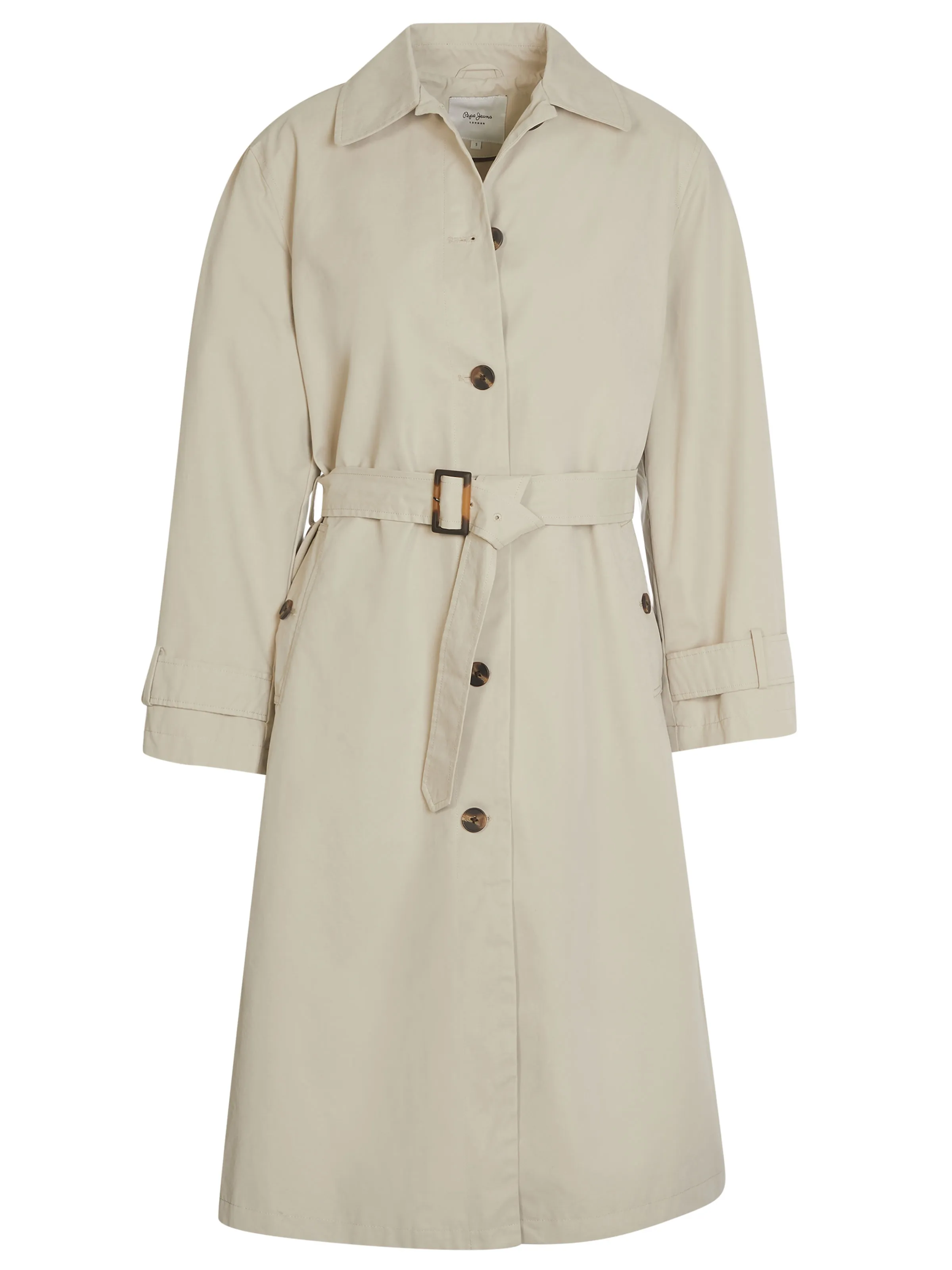 Beige Pepe Jeans Coat