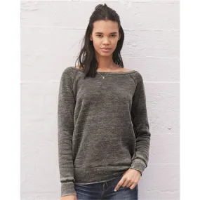 Bella Canvas Women's Wide Neck Sweatshirt - Sponge Fleece