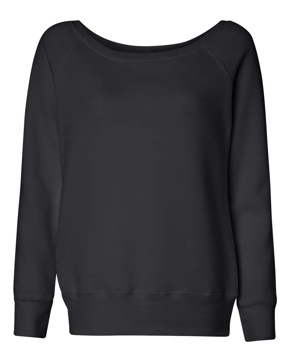 Bella Canvas Women's Wide Neck Sweatshirt - Sponge Fleece