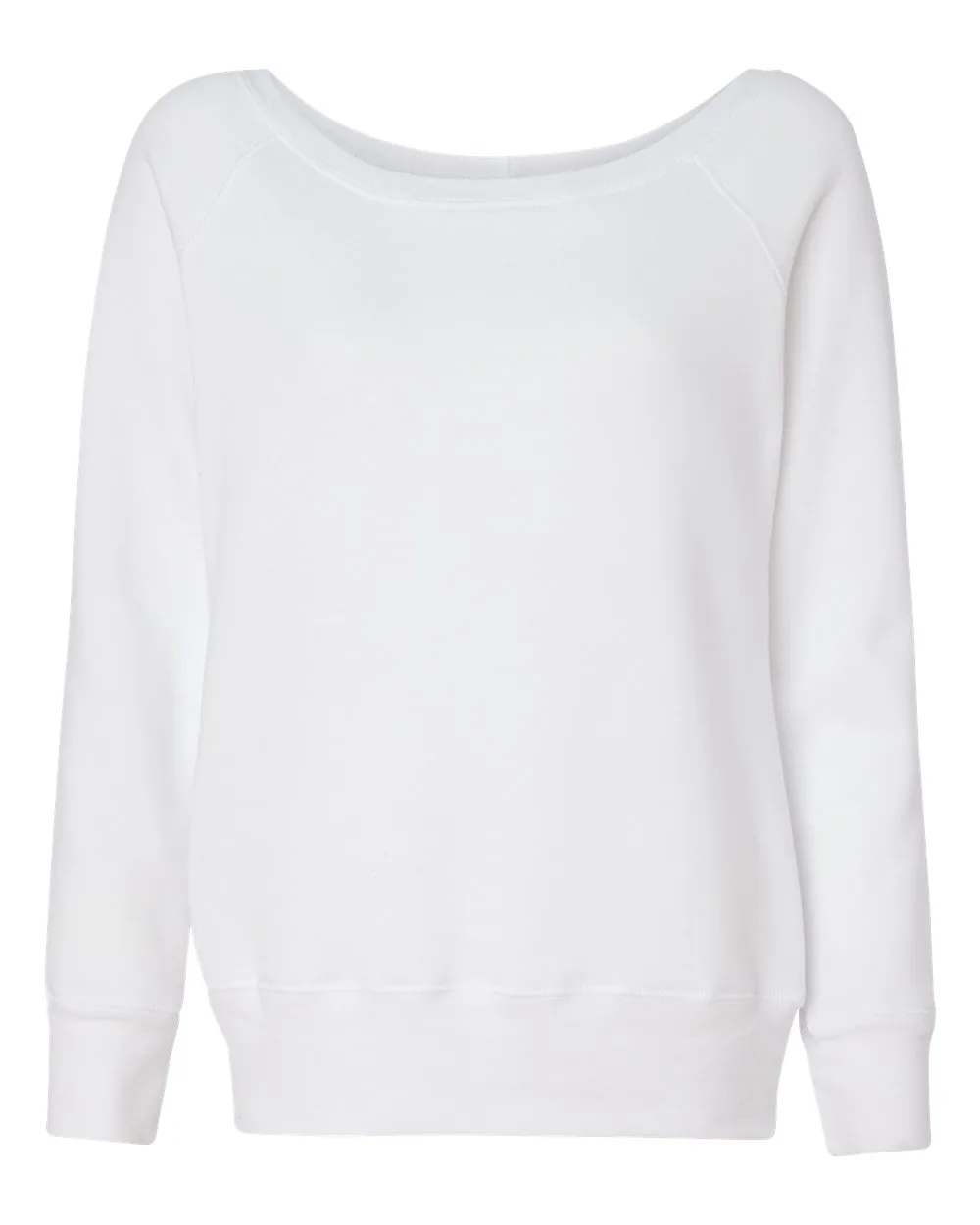 Bella Canvas Women's Wide Neck Sweatshirt - Sponge Fleece