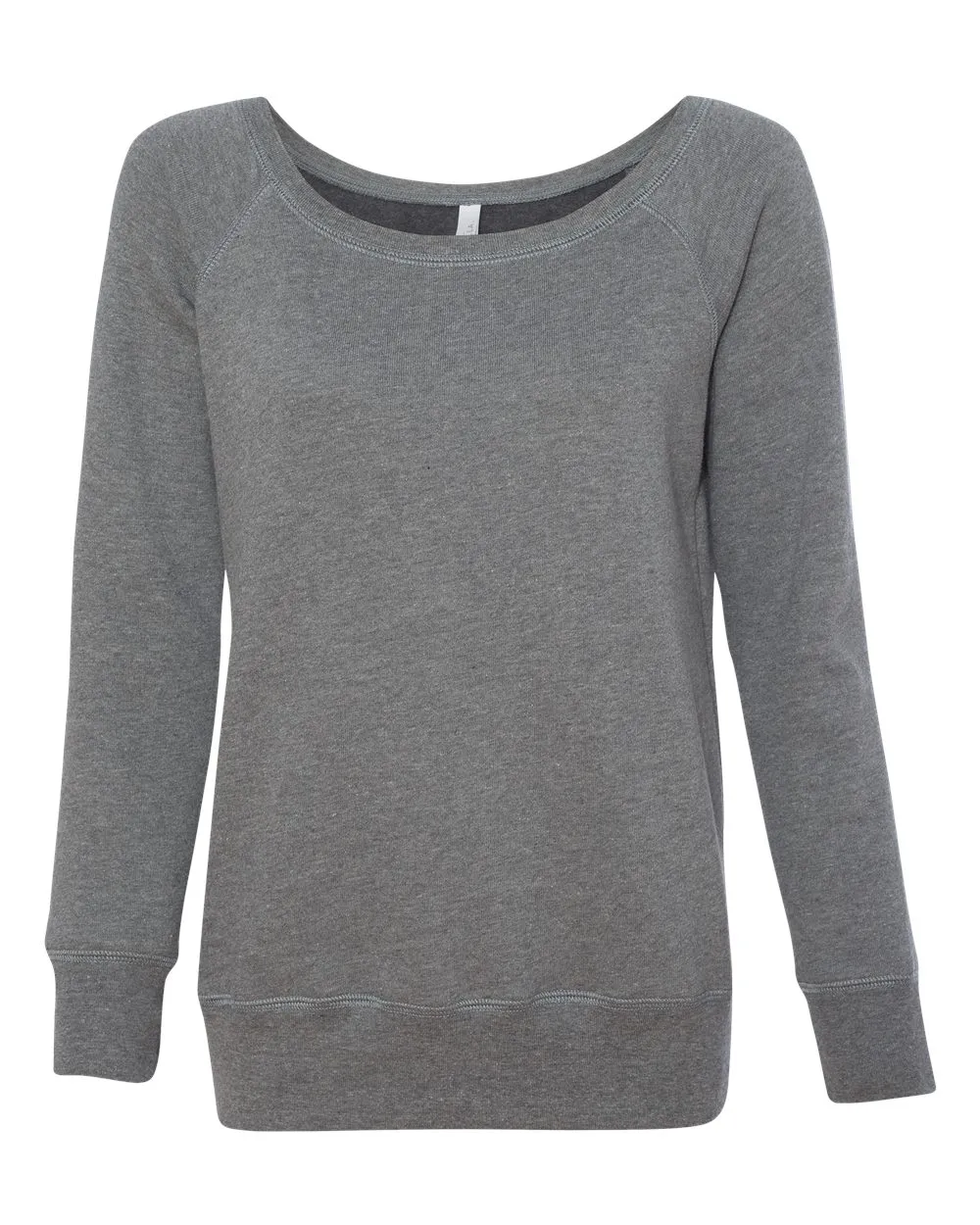 Bella Canvas Women's Wide Neck Sweatshirt - Sponge Fleece