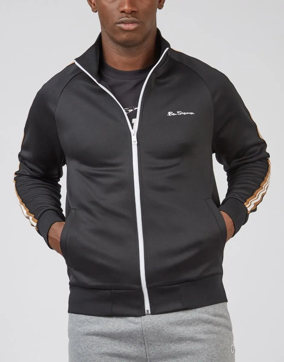 Ben Sherman House Track Jacket in Black