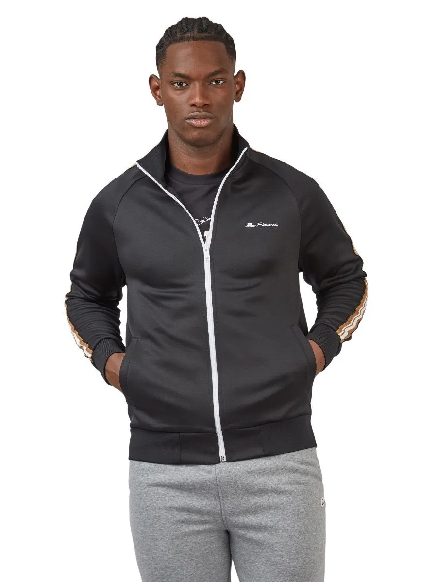 Ben Sherman House Track Jacket in Black