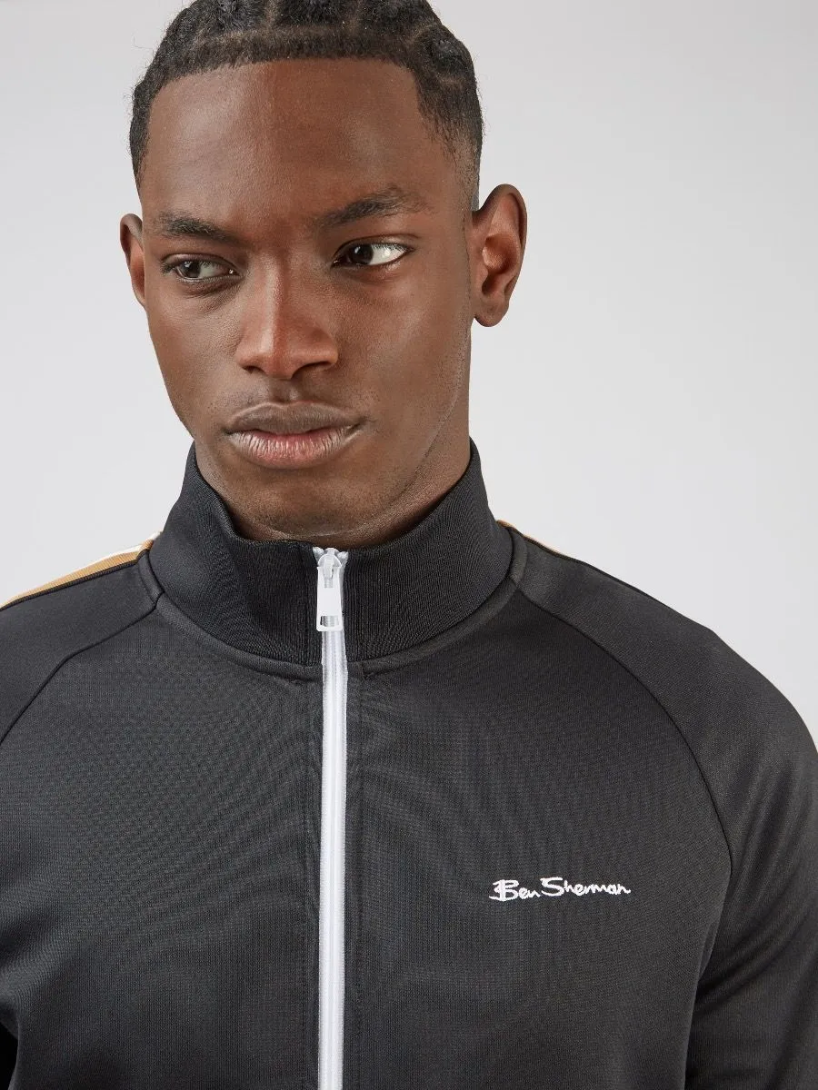 Ben Sherman House Track Jacket in Black