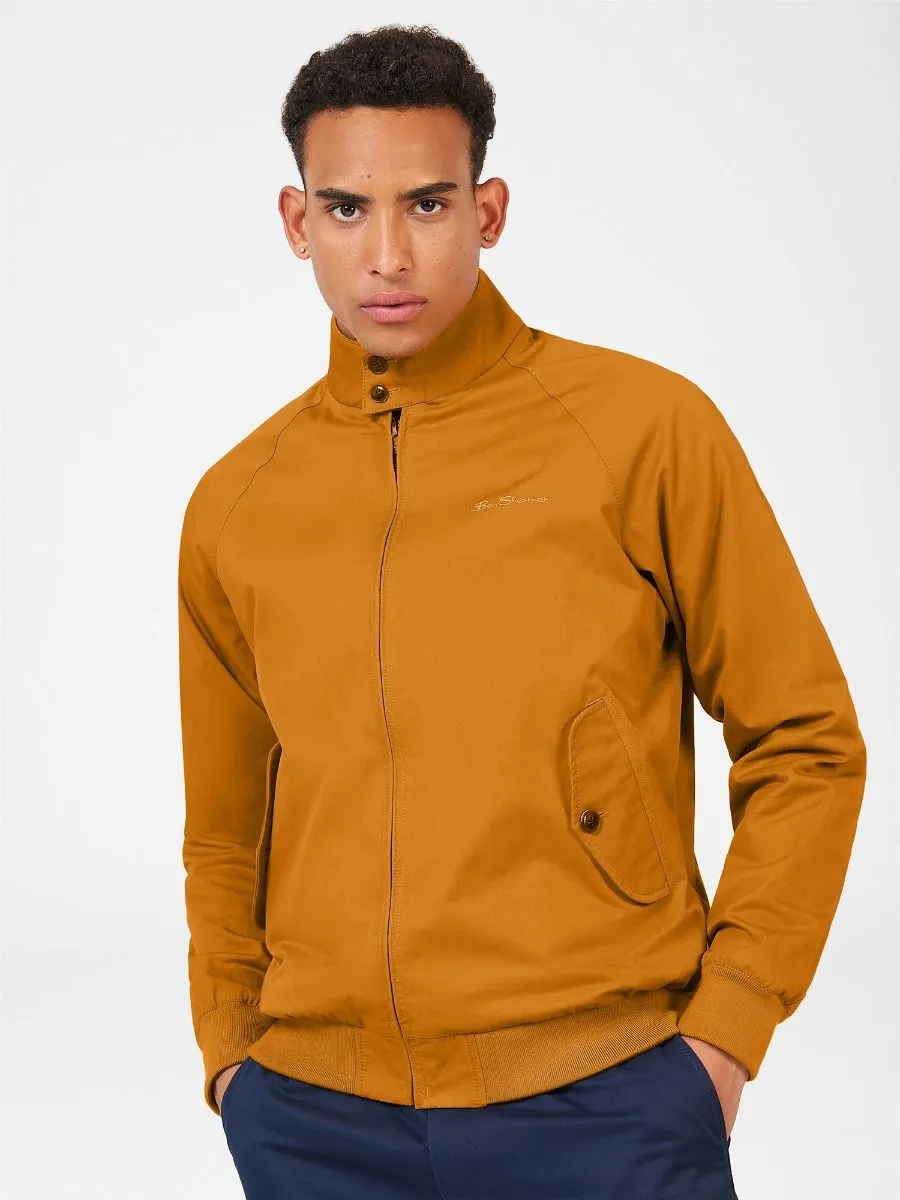 Mustard Ben Sherman Casual Harrington Jacket Signature