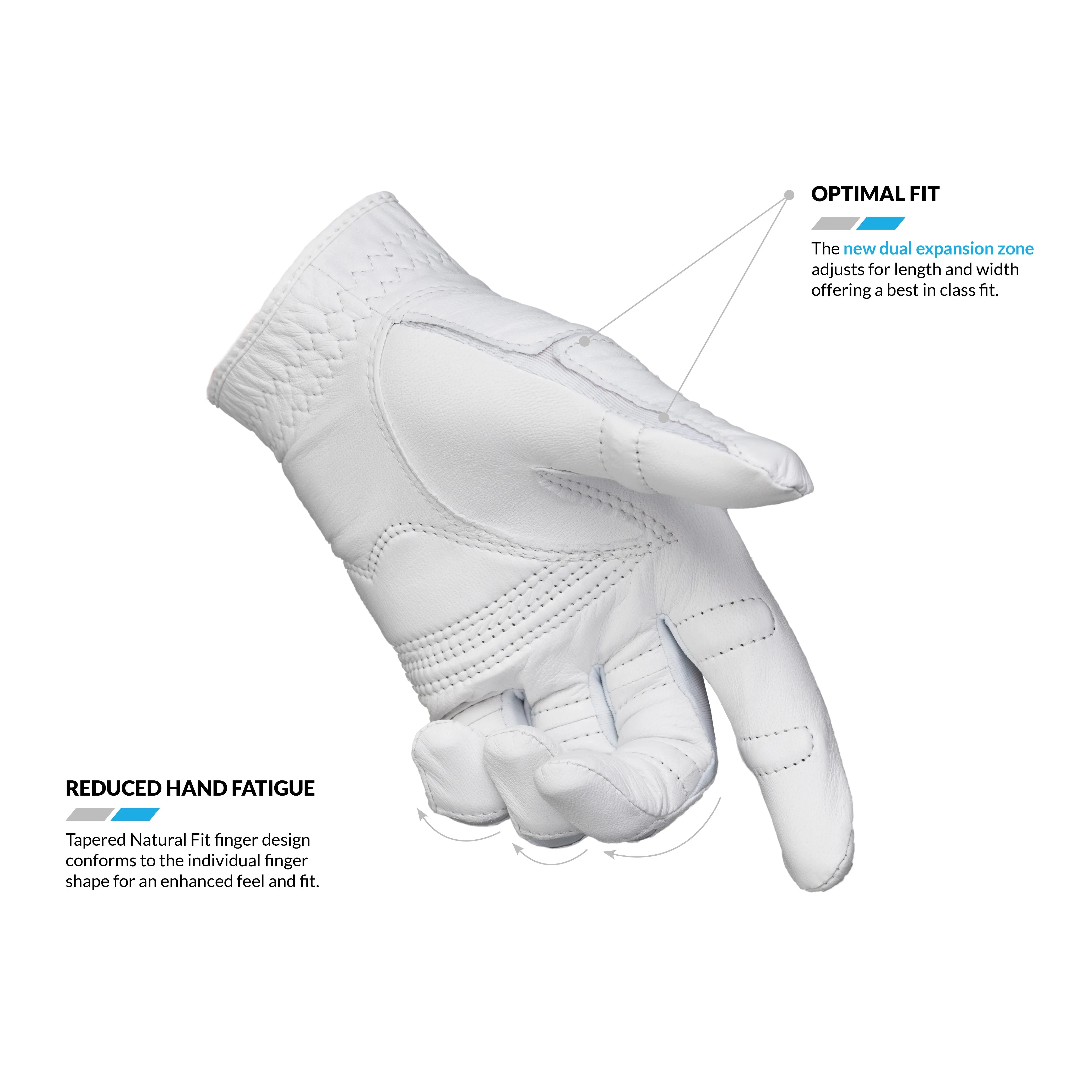 Bionic Golf Women's StableGrip 2.0 Glove - White -> Bionic Women's StableGrip 2.0 Golf Glove White