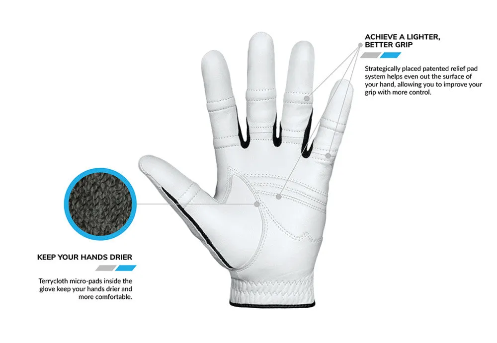 Bionic Golf Women's StableGrip 2.0 Glove - White