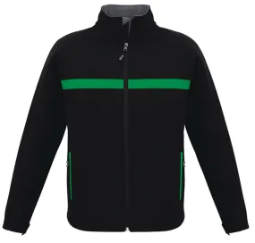 Bizcollection J510M 9401042296832 Jacket - Charger - Unisex - Black/Green/Grey - 2XS