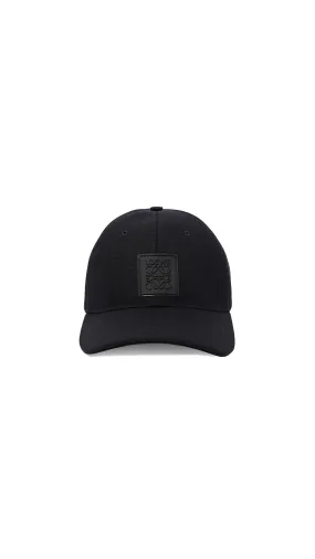 Black Canvas Cap with Patch