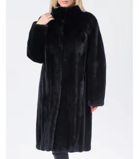 BLACKGLAMA Mink Fur Coat - Top Quality from FurSource