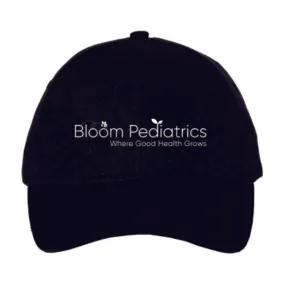 Bloom Pediatrics Hat with Embroidered Baseball Design