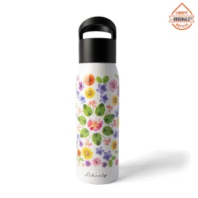 Bloomin Original Water Bottle Black Cap Liberty Bottleworks USA