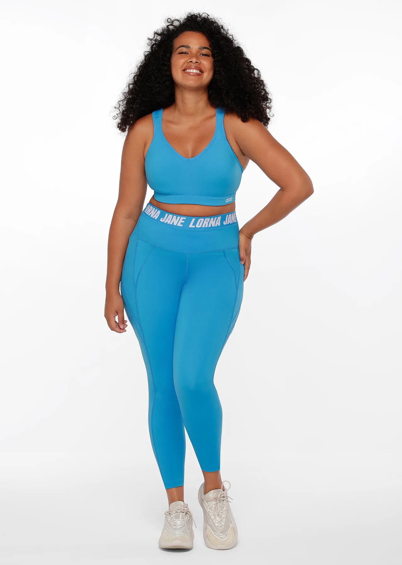 Blue Relay Ankle Biter Leggings