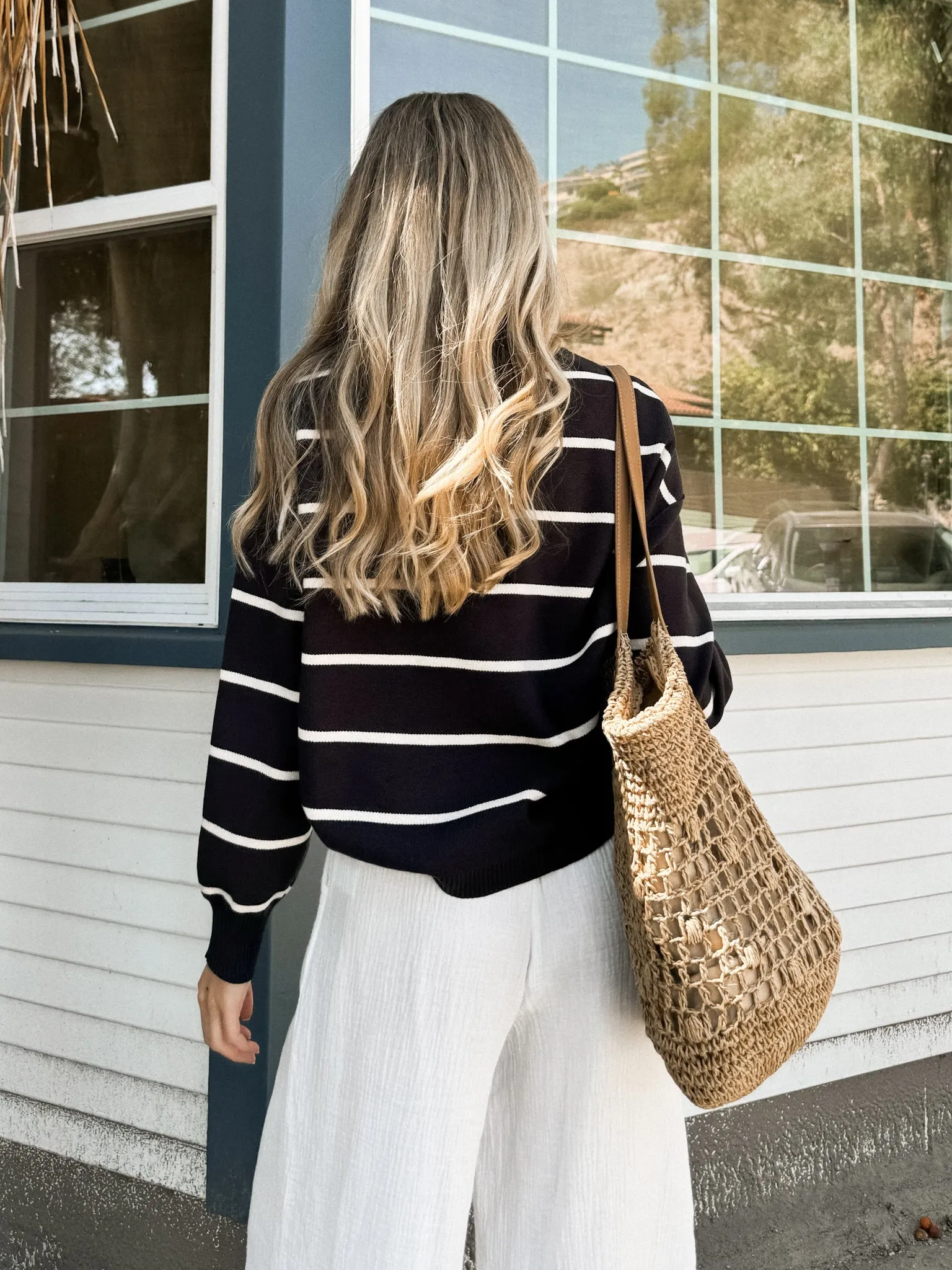 Charcoal Bonfire Stripe Sweater