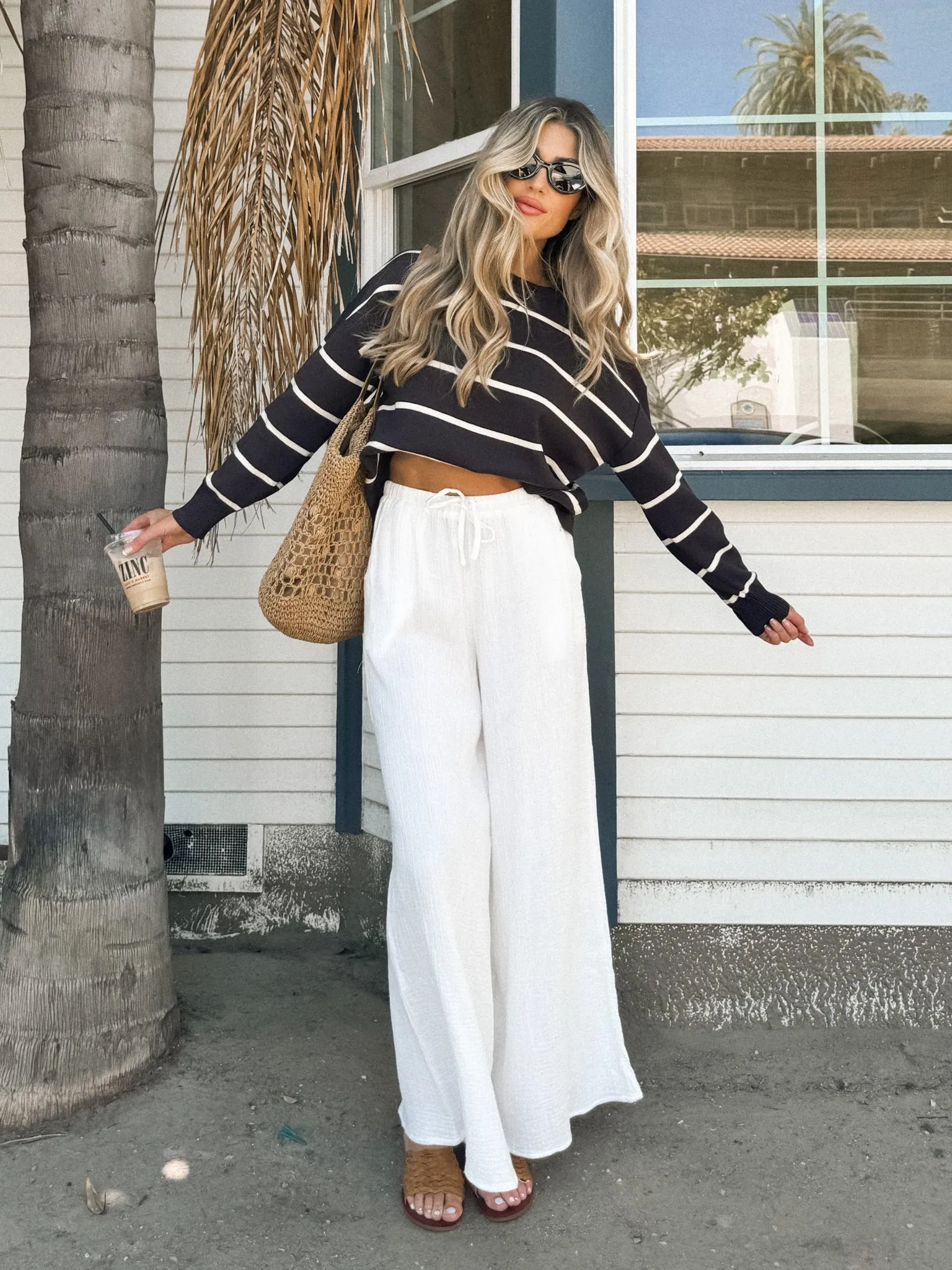 Charcoal Bonfire Stripe Sweater