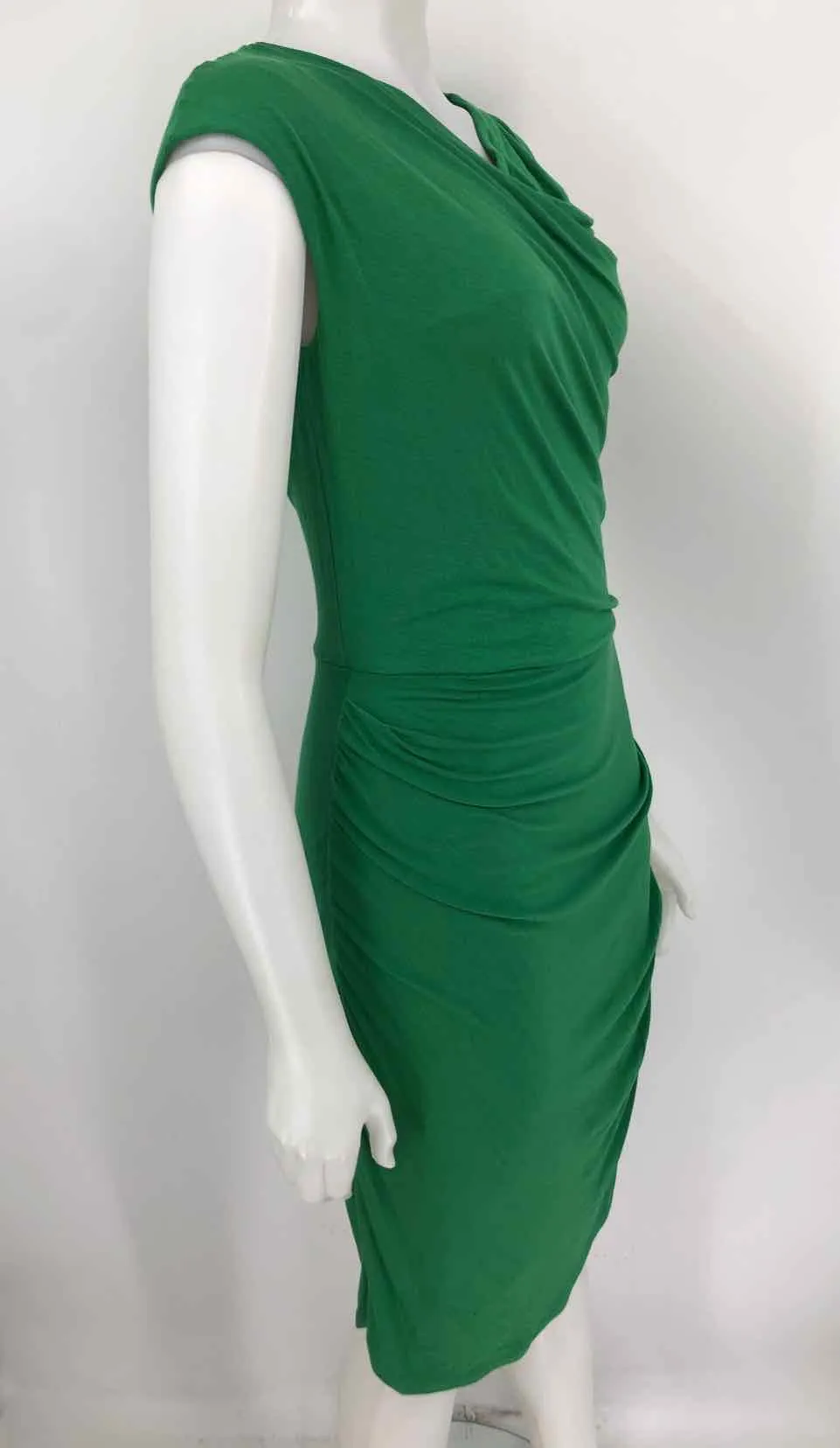 Green Ruched Tank Dress Size Small