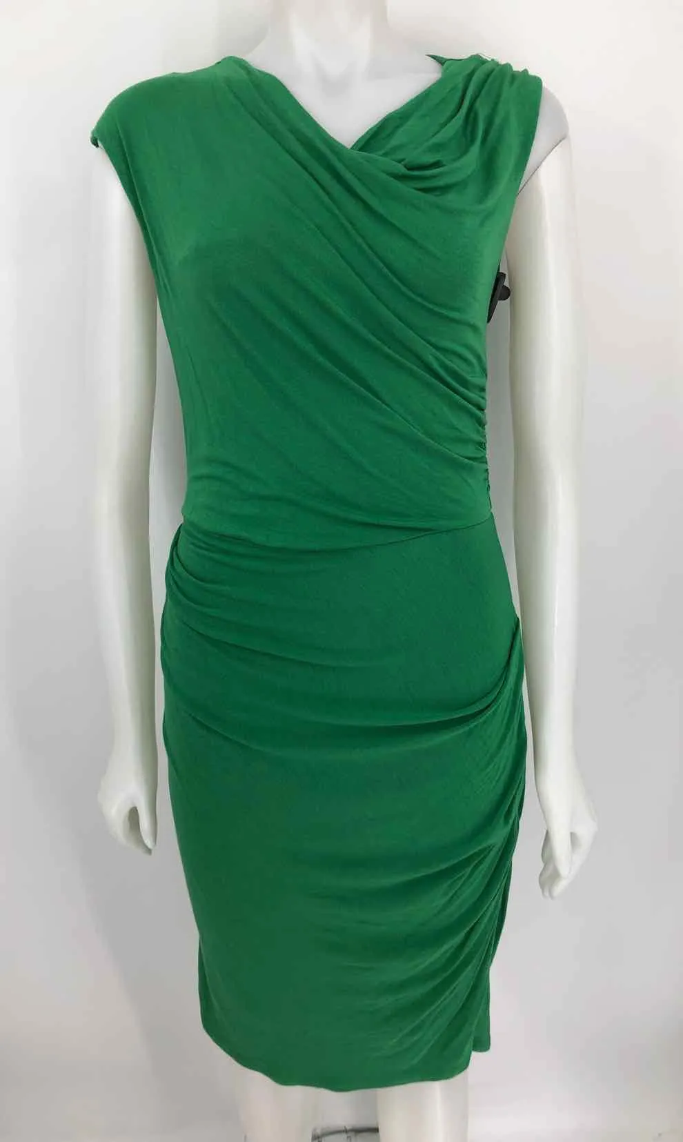 Green Ruched Tank Dress Size Small