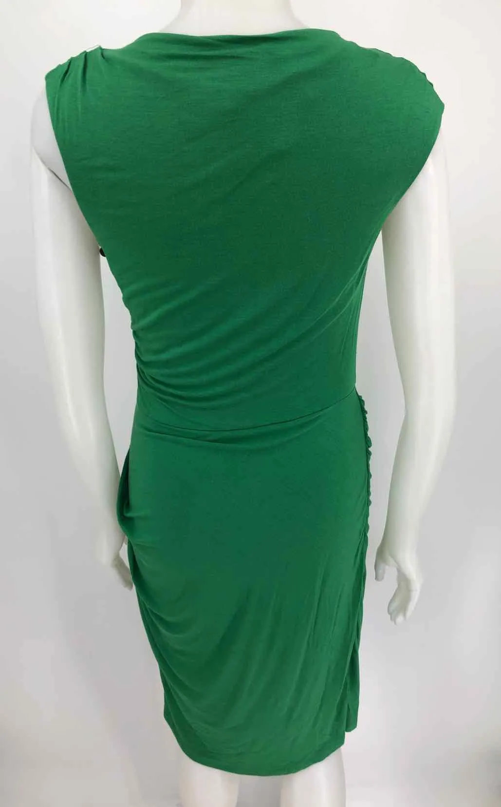 Green Ruched Tank Dress Size Small