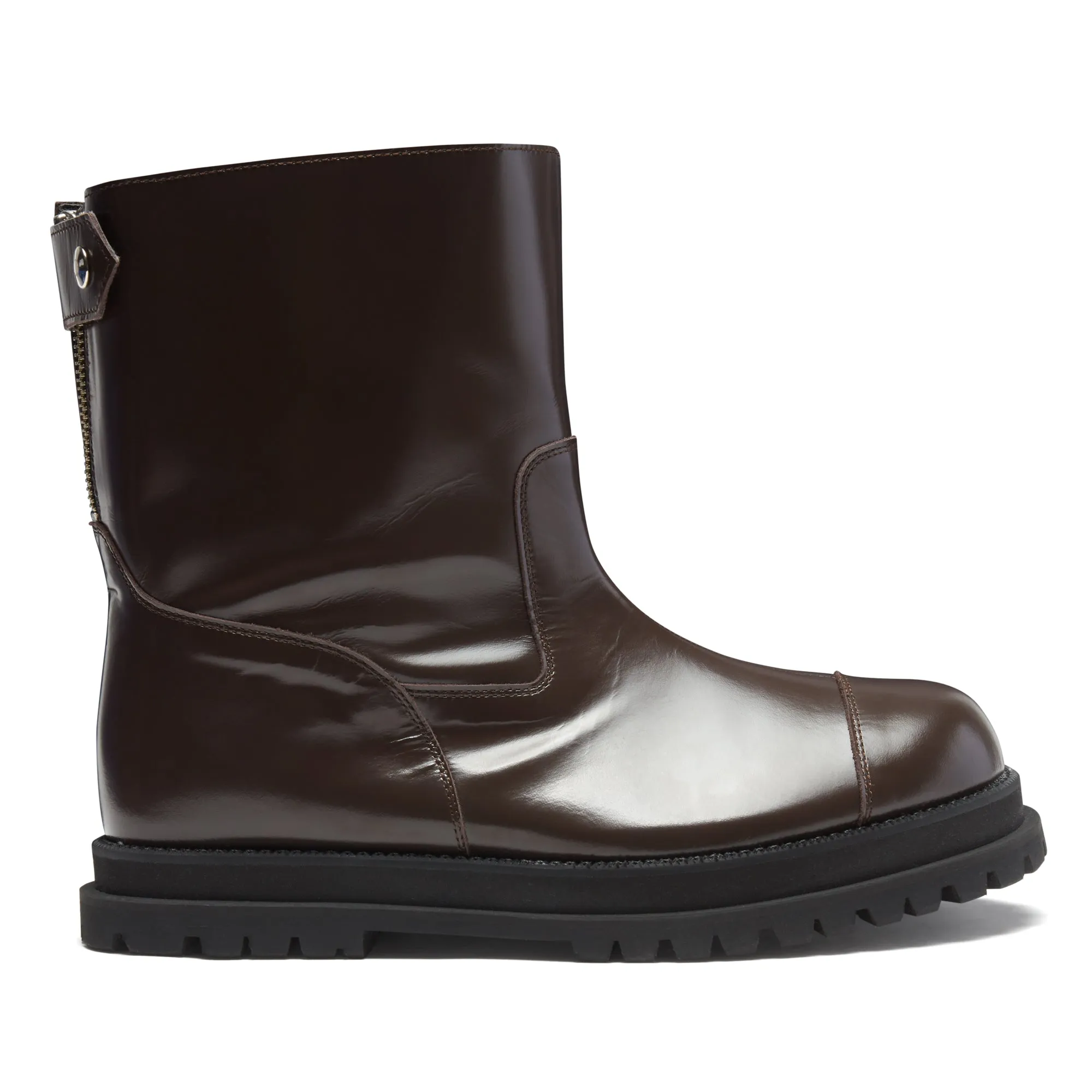 Brown Tao Ankle Leather Boots