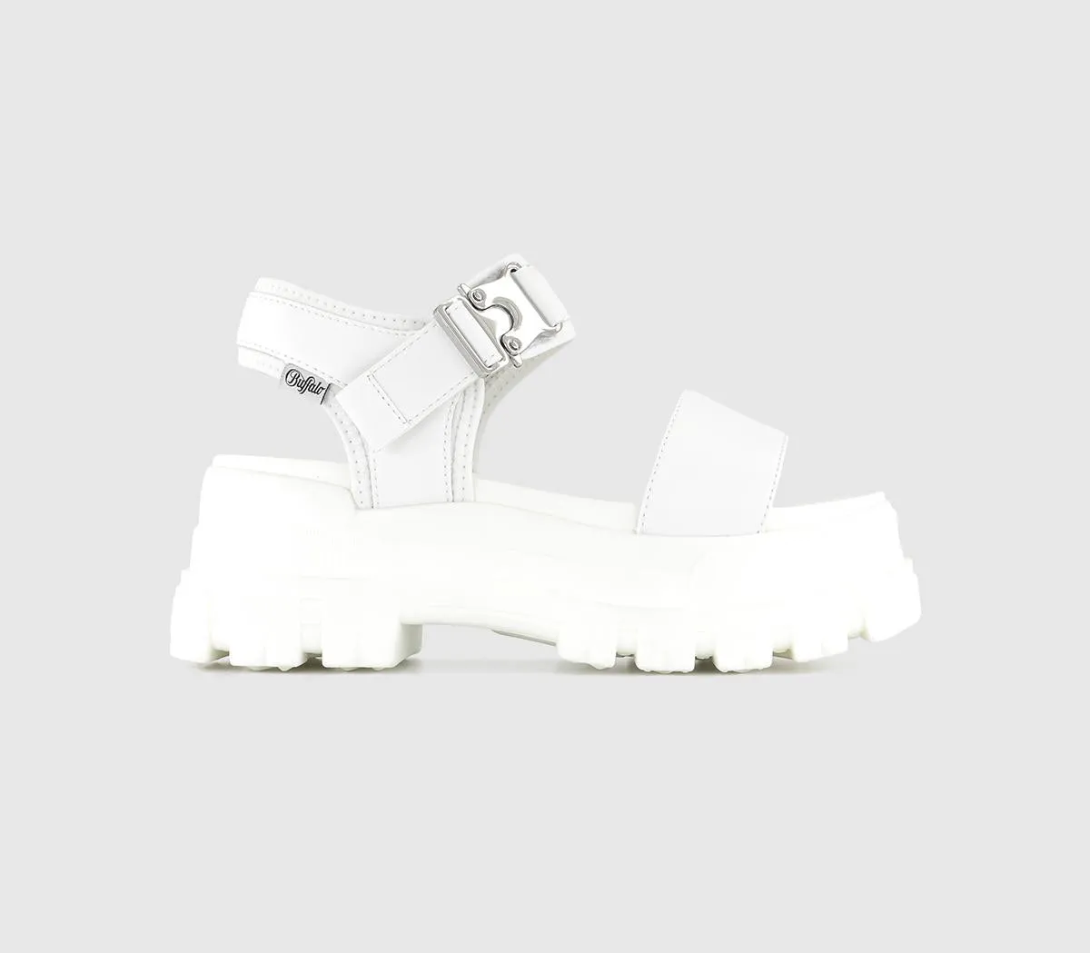 Buffalo Jojo Sandals White for Women.