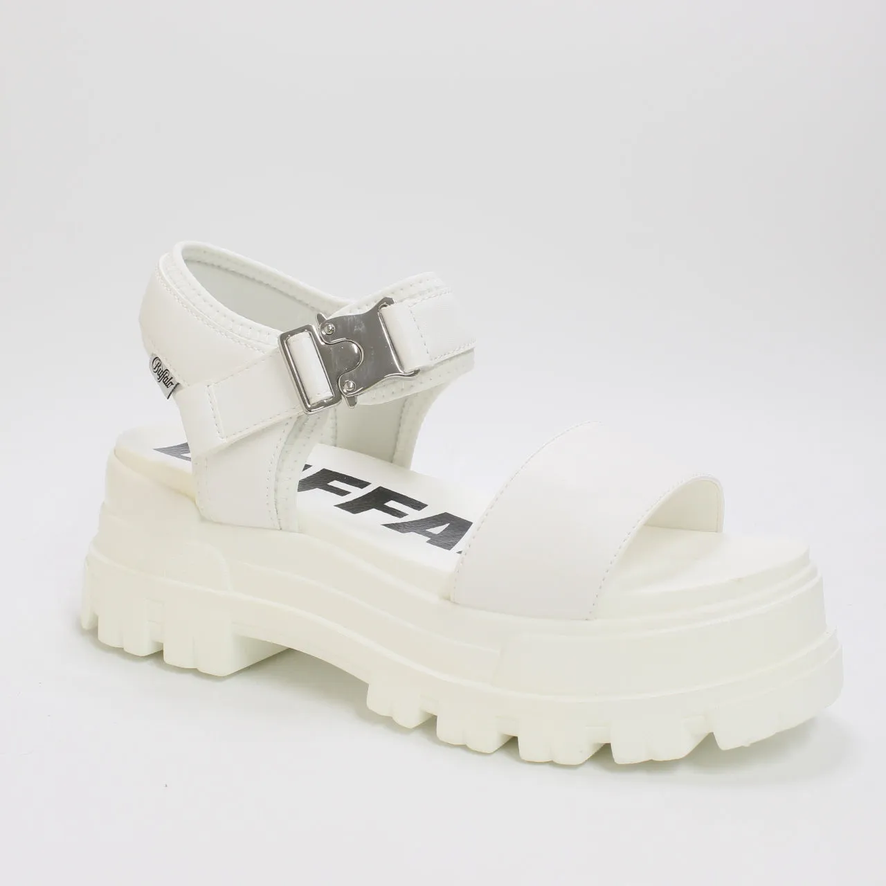 Buffalo Jojo Sandals White for Women.