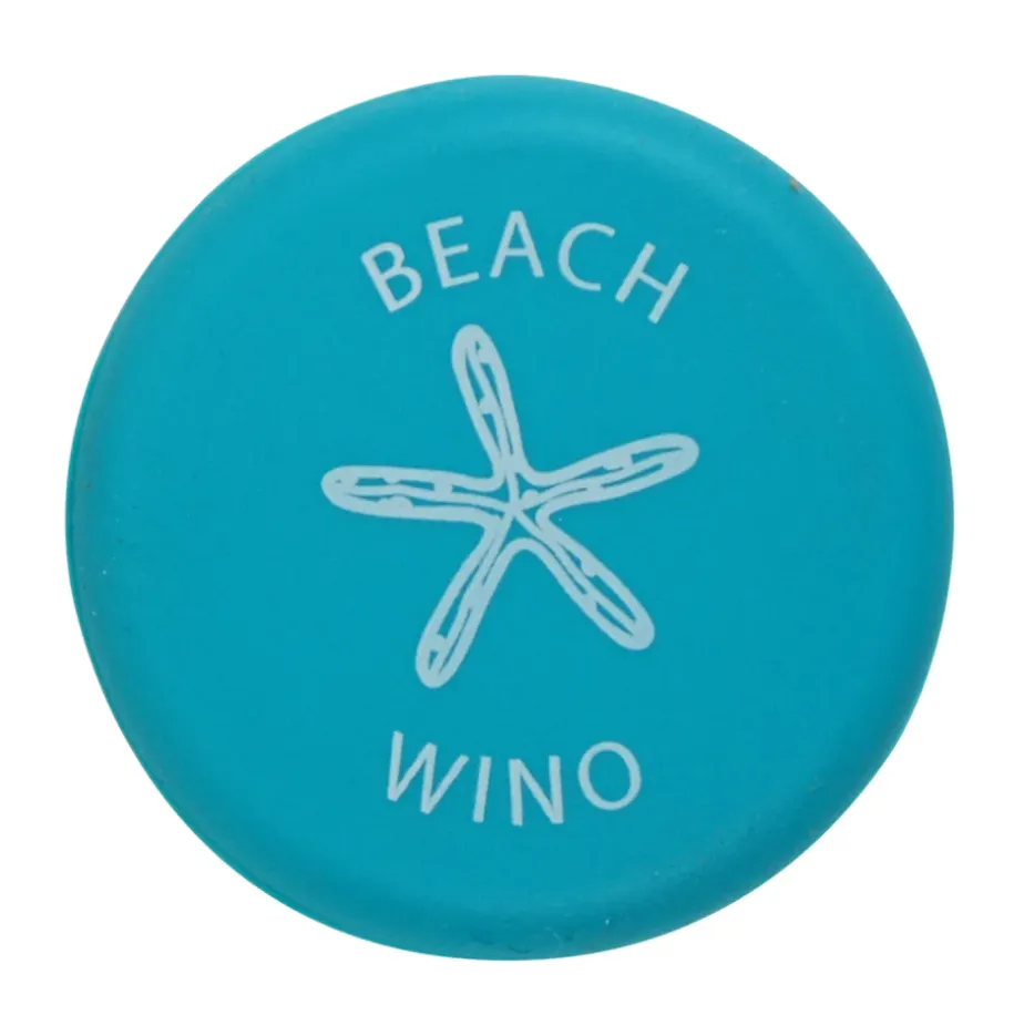 Cap - Teal - Beach Wino Slogan Hat