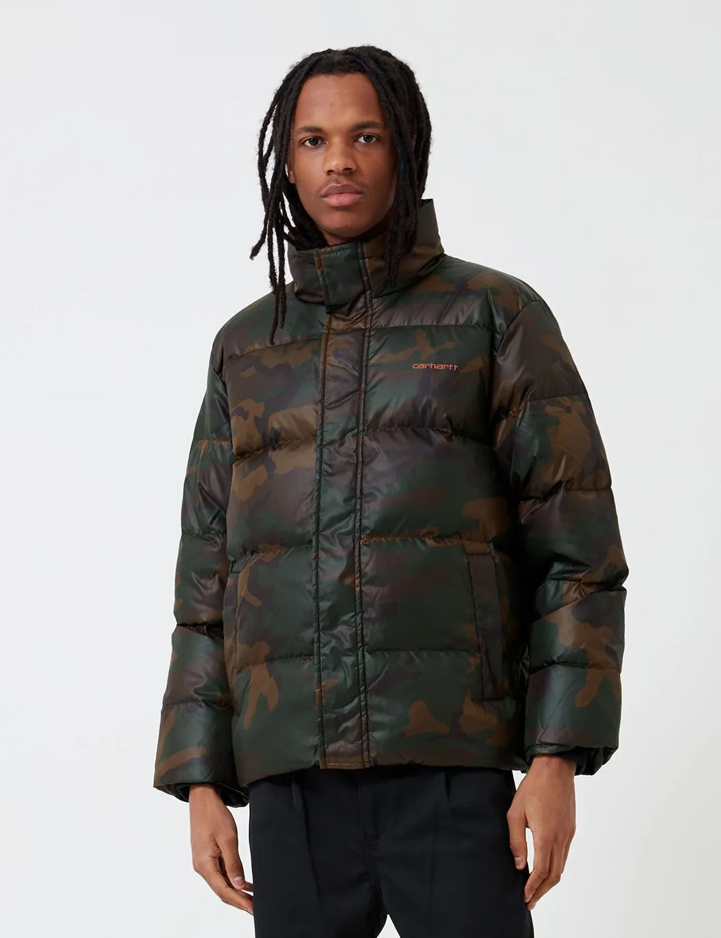 Carhartt-WIP Deming Jacket Evergreen Camo Brick