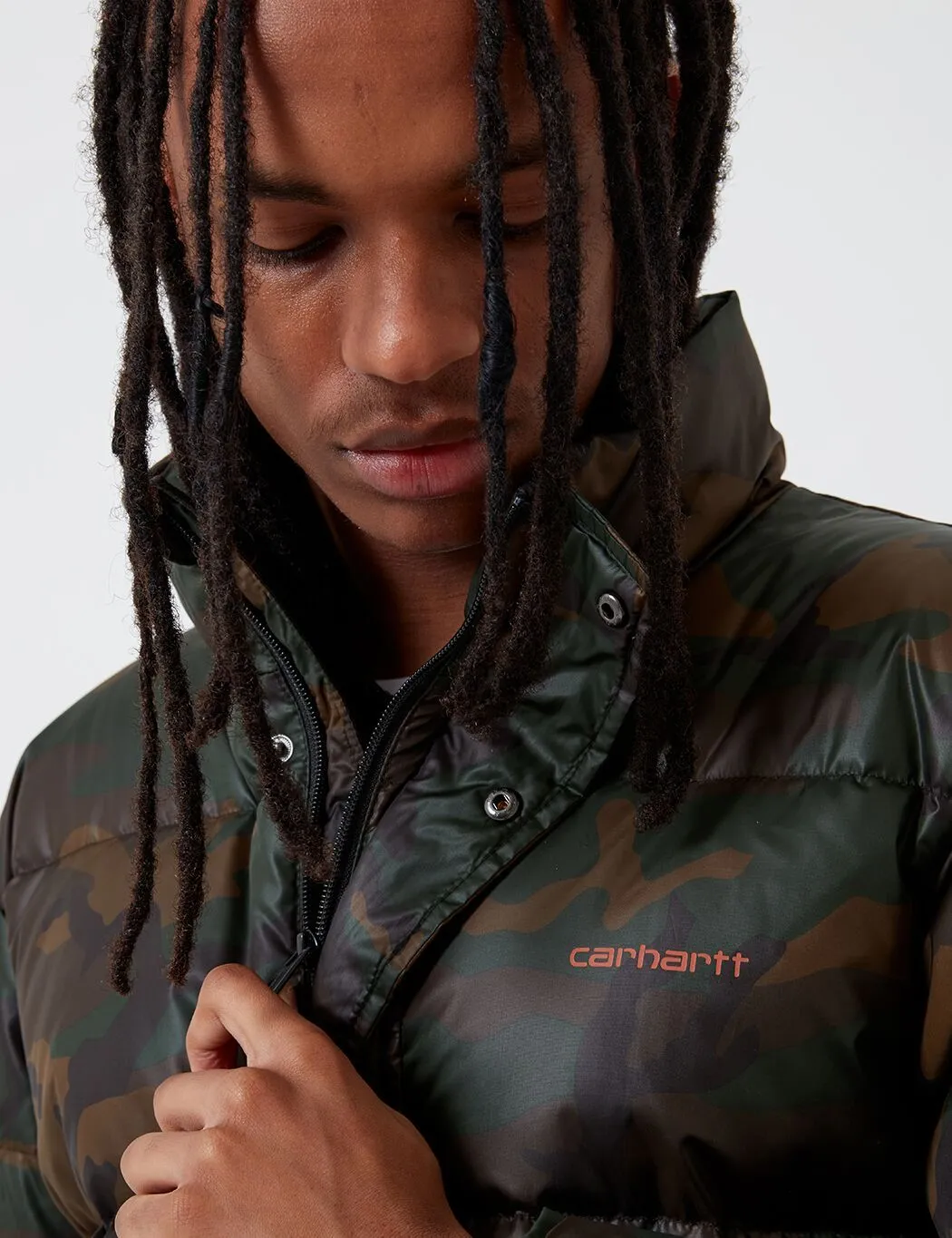 Carhartt-WIP Deming Jacket Evergreen Camo Brick