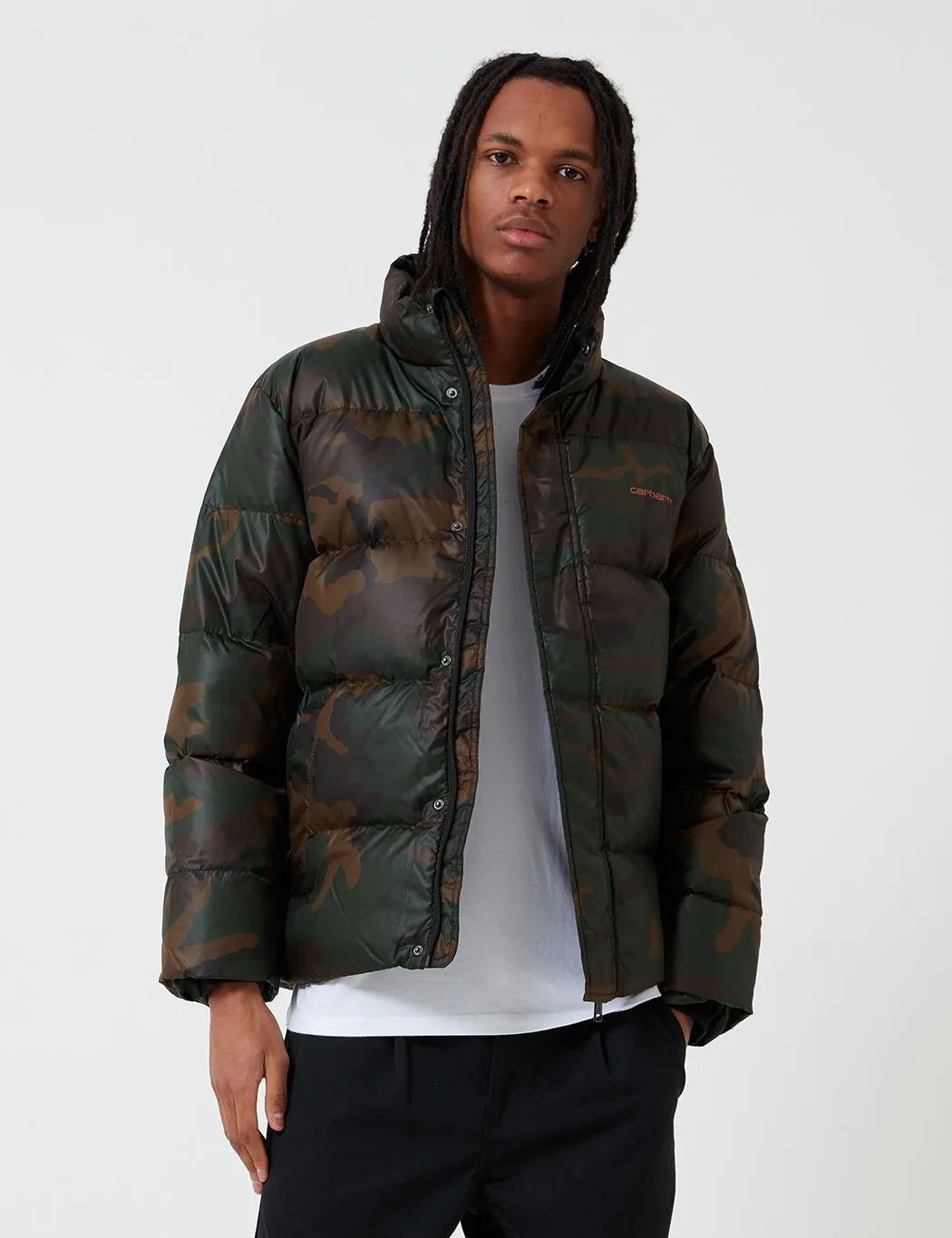 Carhartt-WIP Deming Jacket Evergreen Camo Brick