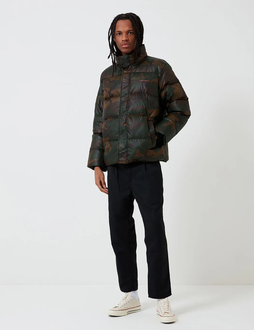 Carhartt-WIP Deming Jacket Evergreen Camo Brick