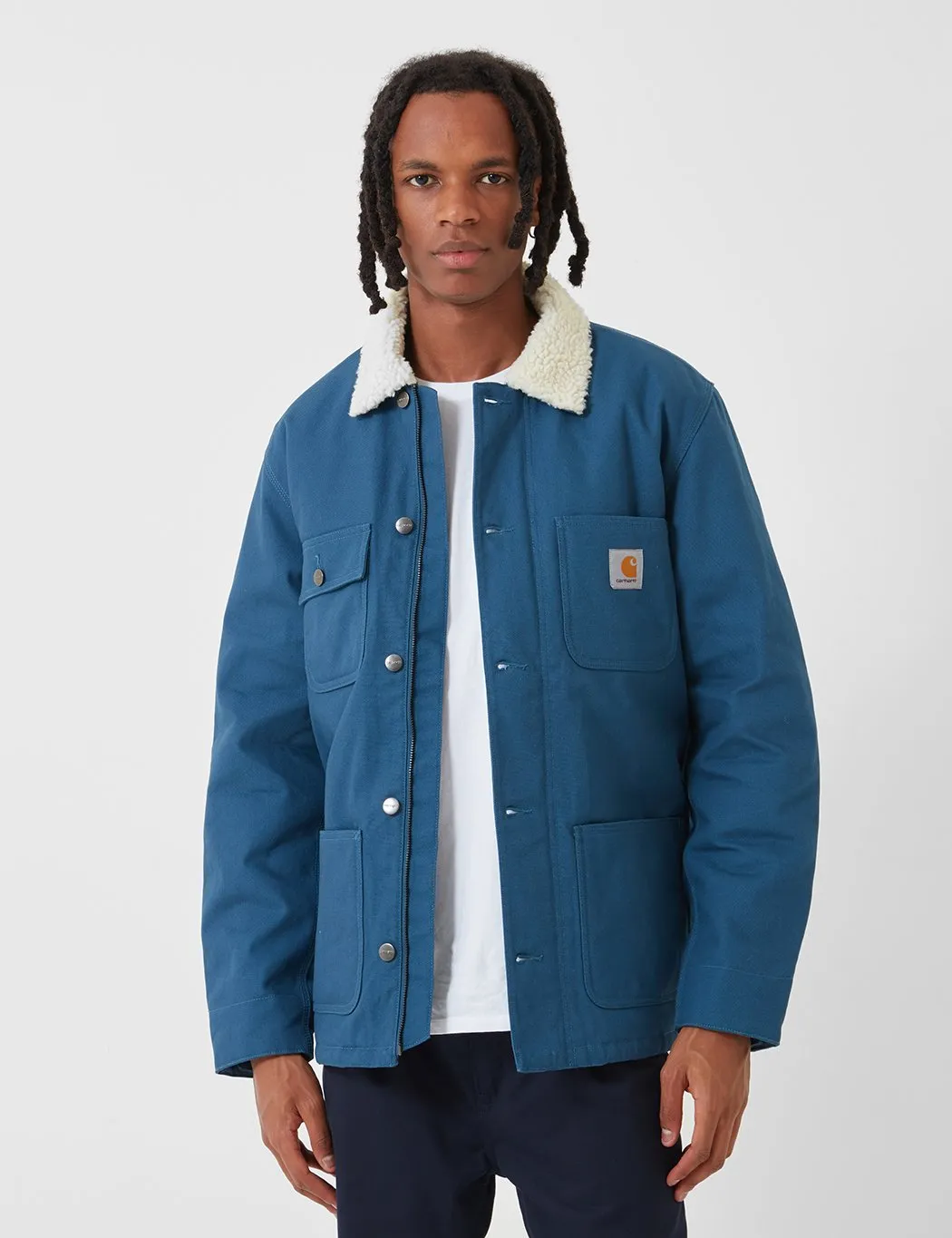 Carhartt WIP Fairmount Coat - Prussian Blue Rigid  