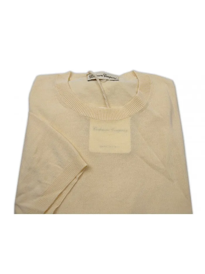 Cashmere Men's Sweater Cream EU108524 COL 826 Size M