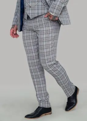 Cavan Callie Slim Fit Check Trousers