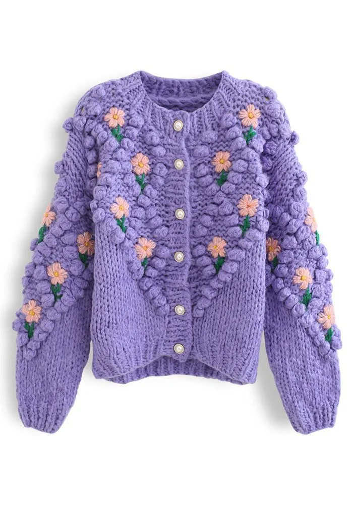 Flower Patterns Cardigans by Chicwish