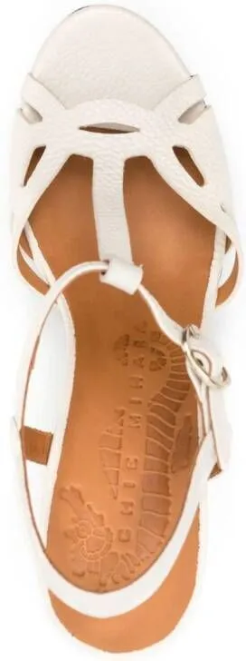 Chie Mihara Jinga 110mm Patterned Sandals White