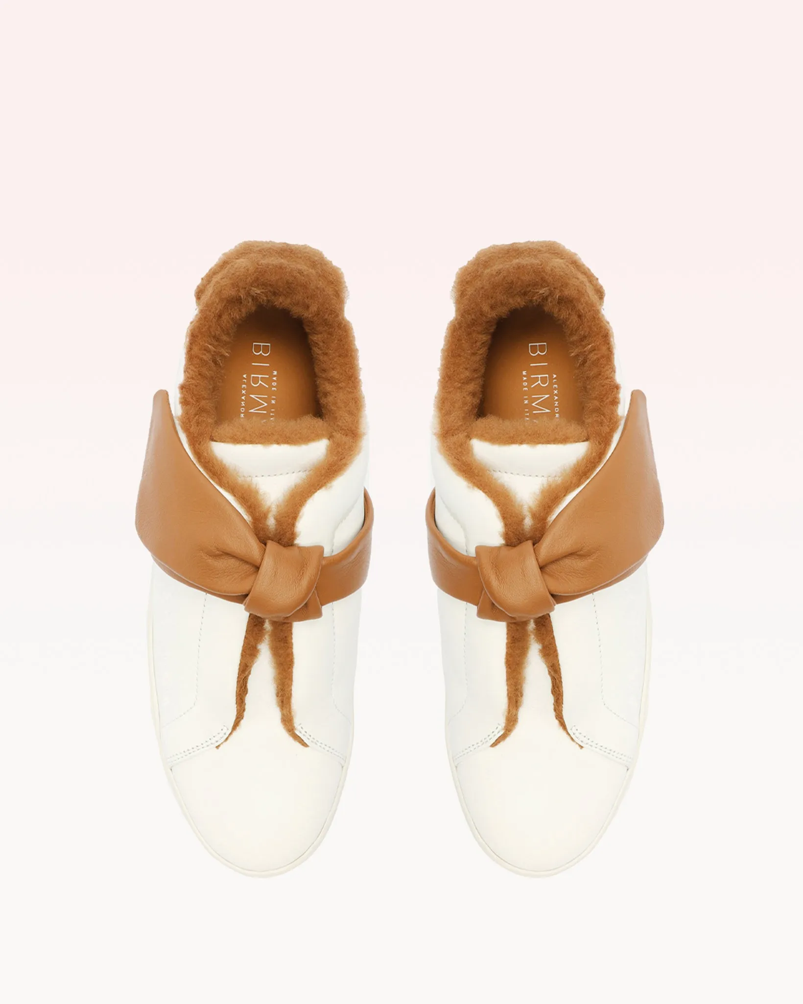 Clarita Cognac Sneaker Montone - Asymmetric Style