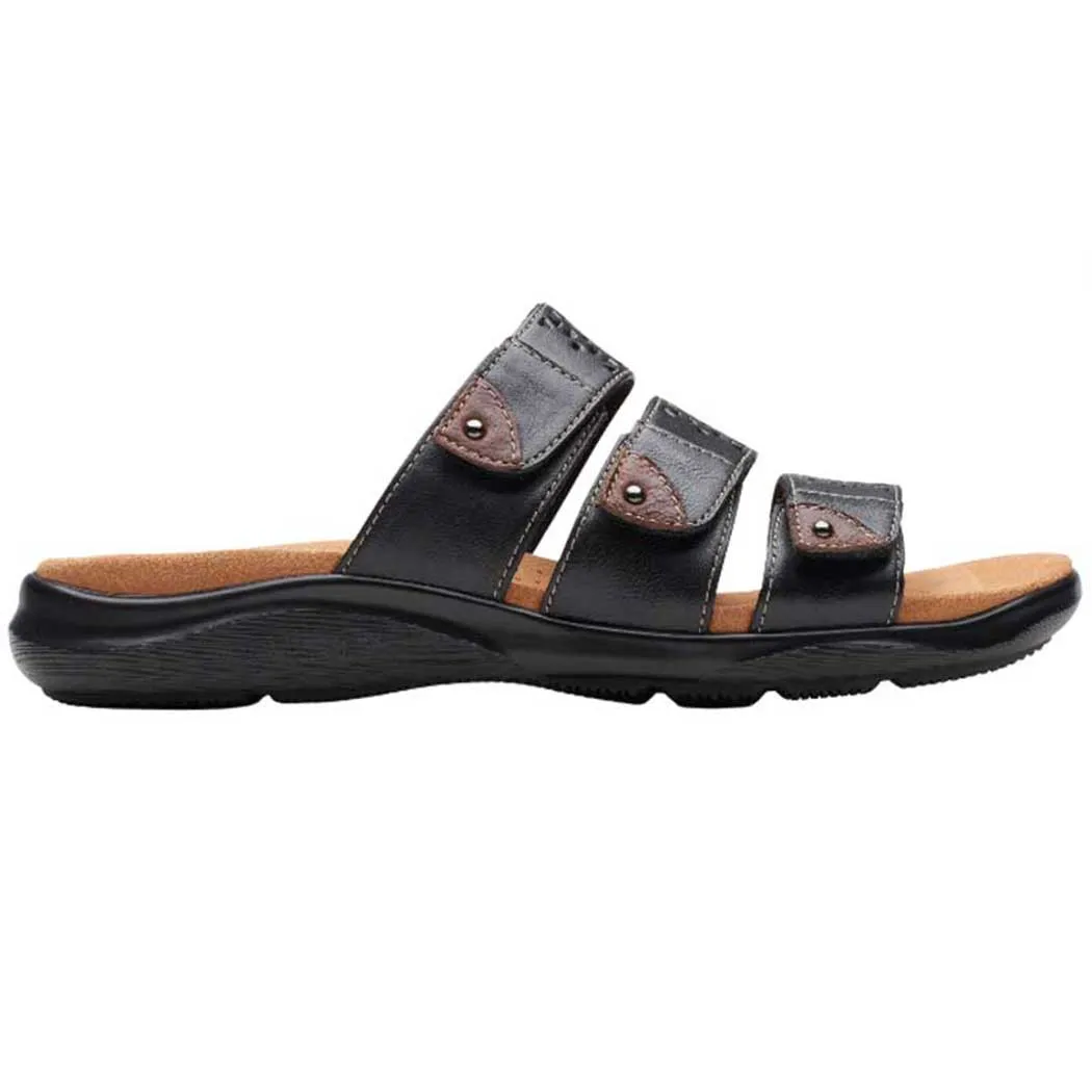 Clarks Kitly Walk Sandals Black Women's