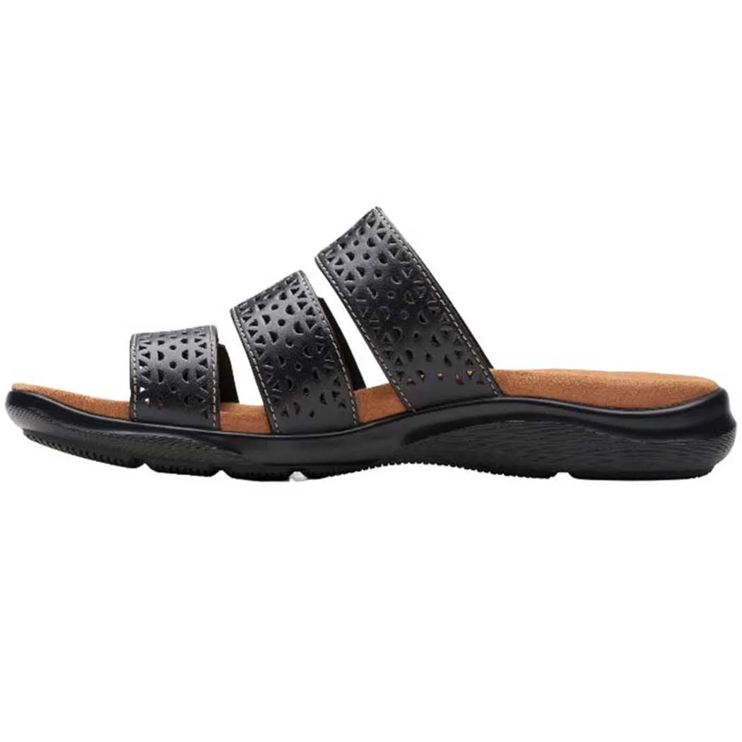 Clarks Kitly Walk Sandals Black Women's